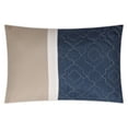 thumbnail image 5 of Nanshing Camila 7 Piece Super Soft Bedding Comforter Set with 2 BONUS Pillows, California King, Blue, 5 of 6