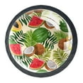 thumbnail image 2 of 4 Pcs Tropical Fruits Knobs for Kitchen Cabinet Cupboard Dresser Bookcase Drawer Pulls Handles Round Home Decor, 2 of 7