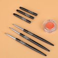 thumbnail image 5 of Juego de 3 pinceles para delineador de uñas, pinceles para decoración de uñas, pincel fino para diseño de esmalte de uñas, para esmalte en gel, tiras de manicura francesa, herramientas para uñas, 5 of 5