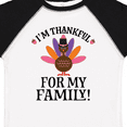 thumbnail image 4 of Inktastic Thanksgiving Girl Turkey Thankful for Family Girls Toddler T-Shirt, 4 of 5