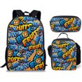 thumbnail image 1 of 3 Pc ROBLOX GAME ROBLOX Fun Campus Backpack, Unisex School Start Adjustable Backpack, Fan Gift-week, 1 of 4
