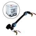 thumbnail image 4 of Adaptador de IBC, Grifo de Rosca de IBC, con 1 Manguera Y 2 Conexiones Dobladas, de Agua de Riego para Jardín Doméstic Superior Inferior Latón 14mm Macarena Adaptador de grifo de tanque IBC, 4 of 8