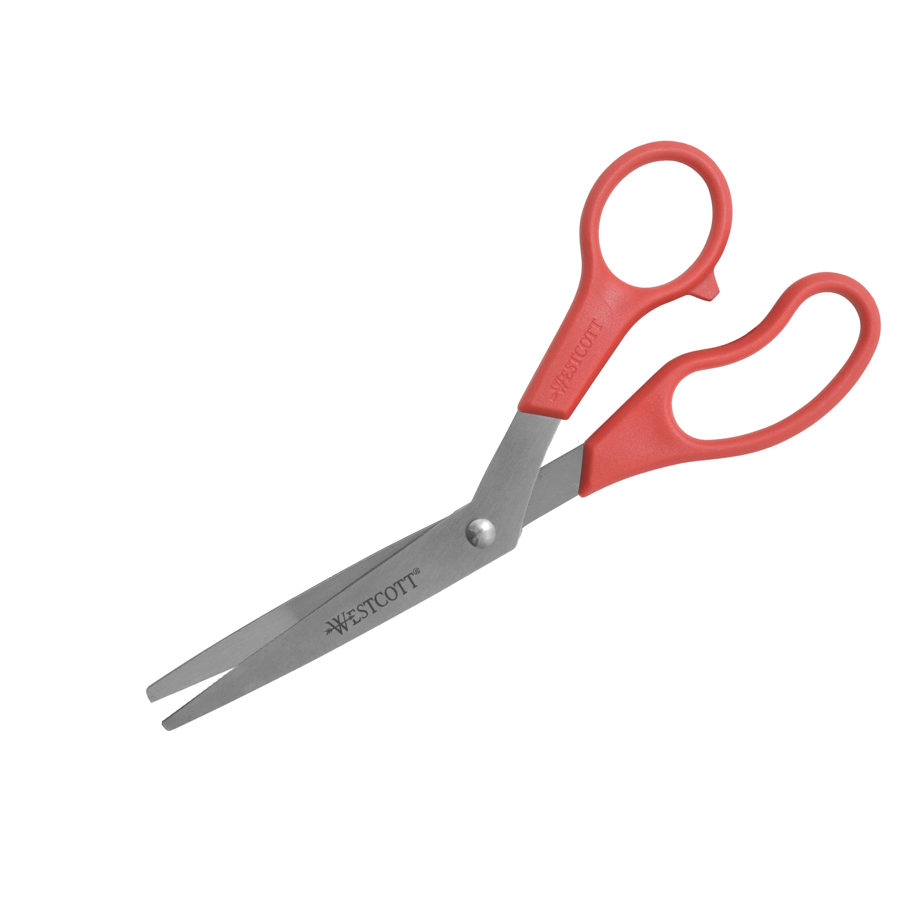 Westcott All Purpose 8' Stainless Steel Scissors, Red