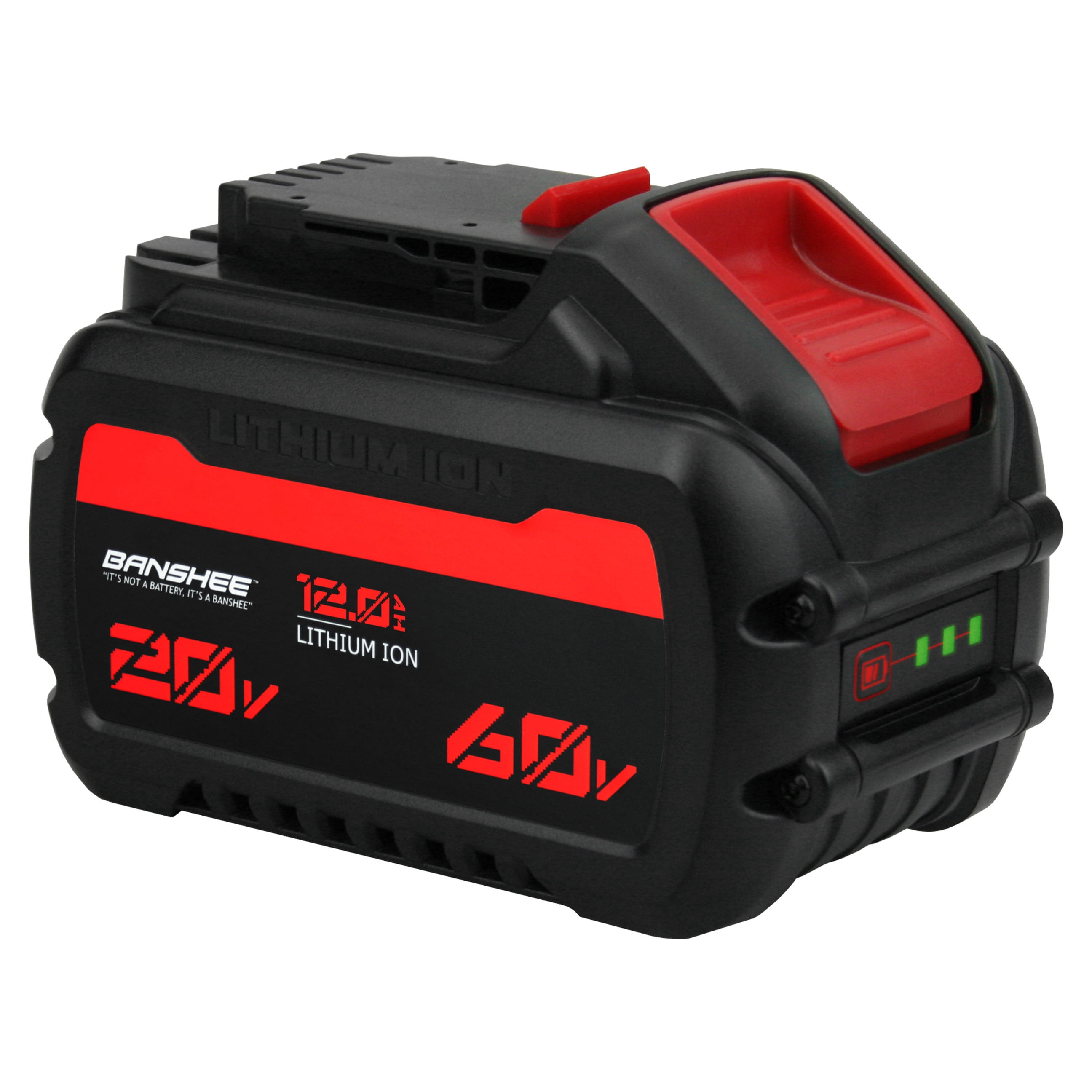 20V/60V 12Ah Replacement Battery for Dewalt 20V Max, 60V Max, and 120V Max Powertools