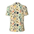 thumbnail image 3 of Xecao Rockets for Mens' Casual Short Sleeve Button-Down Polo Shirts for a Classic Golf Look, 3 of 9