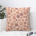 thumbnail image 4 of Yiaed Mushrooms2 Print Pillow Covers Super Soft Decorative Square Throw Pillow Covers Case Cushion Covers for Sofa Couch Bedroom Car Decor（No pillow core）-16"x16", 4 of 7