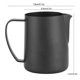 thumbnail image 2 of Tasse à café latte en acier inoxydable 304 noir mat, pour faire mousser le lait, accessoires pour la fabrication de café, motif cygne, 600 ml, 2 of 4