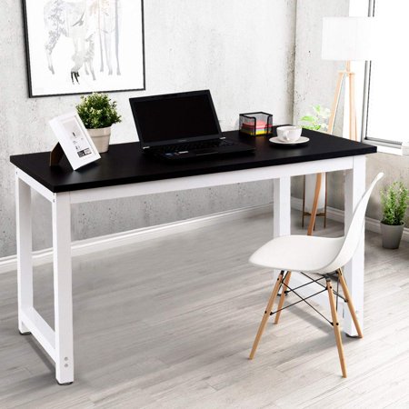 Modern Wooden Computer Desk Home Office Workstation ...