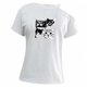 thumbnail image 4 of Camiseta para mujer, Tops de verano, trajes de manga corta, regalo, camiseta clásica elegante para mujer, Camiseta básica para vacaciones, desplazamie Blanco, 4 of 10