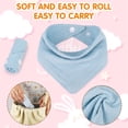 thumbnail image 2 of Dalrosia Muslin Baby Bibs Baby Bandana Drool Bibs 100% Cotton for Unisex Boys and Girls, Soft Absorbent Set for Teething and Drooling, 2 of 4