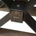 thumbnail image 3 of Liberty Furniture Sonoma Road Rectangular Cocktail Table with Nail Head Accents and X Base Block Style Trestle Design, Light Brown, 3 of 7
