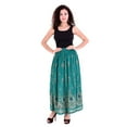 thumbnail image 3 of Womens Bollywood Indian Long Skirts Sequins Ankle Length Rayon India Clothing, 3 of 3