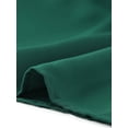 thumbnail image 5 of DARING DIVA Women's Plus 3/4 Sleeve Sheer Flowy Split V Neck Blouse 1X Green, 5 of 6