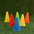 thumbnail image 4 of ZheElen Lot de 3/lot Cône de Soccer Économique pour Circulation Routière - Réduction des Accidents Longue Durée Durable Imperméable Entraînement de Soccer Rouge 23cm 1ensemble, 4 of 6