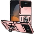 thumbnail image 5 of Estuche GANGXUN para Samsung Galaxy Z Flip 4, soporte giratorio 360°, estilo mecánico y magnético, 5 of 5