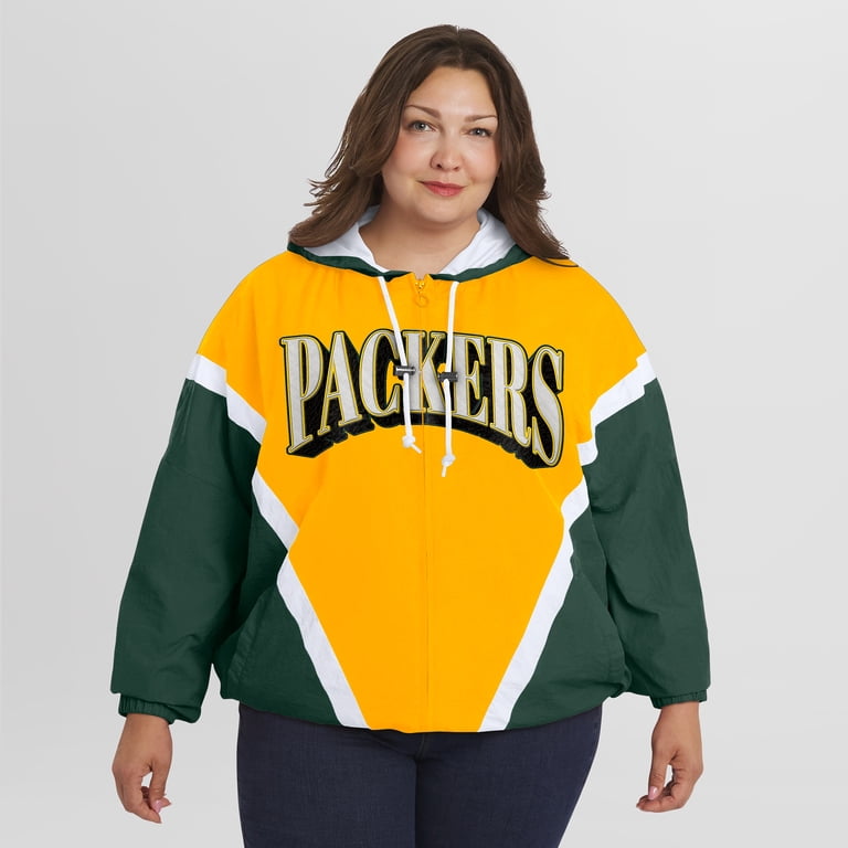 Women's WEAR by Erin Andrews Gold/Green Green Bay Packers Plus