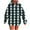 Green, variant on SwiftWear Plaid Print Oversized Hoodie Women Classic Checkered Long Sleeve Pullover Hooded Sweatshirt Soft Casual Wear with Pocket Watermelon Red