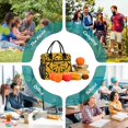 thumbnail image 6 of Medium Cooler Bag Lunch Bag Portable Meal Bag Work Meal Bag Outdoor Meal Bag Travel Meal Bag Picnic Meal Bag Going Out Meal Bag Yellow, 6 of 6