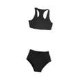 thumbnail image 2 of Traje de Baño Femenino a Escala 1/6, Bikini, Chaleco Deportivo Y Pantalones Cortos, Colección de Moda, Parte Superior E Inferior, Ropa Interior. Negro, 2 of 8
