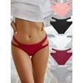 thumbnail image 1 of Bragas de Bikini de cintura baja de corte de algodón suave de 5 uds, ropa interior y lencería de mujer zhangyuxiang unisex, 1 of 1