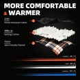 thumbnail image 5 of XplrKamp Oversized Sleeping Bag for Adults Cold & Warm Weather, XL Flannel Sleep Bags for Camping, Backpacking, Lightweight, Extra Wide for Big & Tall (Black), 5 of 11