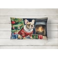 thumbnail image 2 of French Bulldog Cozy Christmas Throw Pillow DAC2661, 2 of 4
