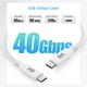 thumbnail image 2 of Cable USB4 Matters, 40 Gbps, 2 m, Thunderbolt 4, blanco, 2 of 6