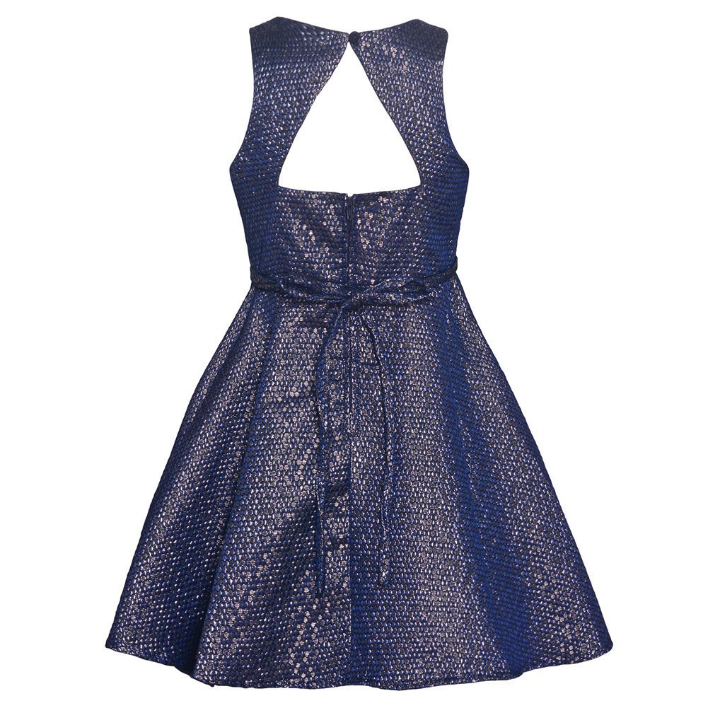 rare editions navy blue dress