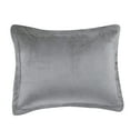 thumbnail image 3 of Intexca Ensemble de Couette en Micromink Sherpa Grand - Réversible, Doux, Chaud, Gris, 3 of 5