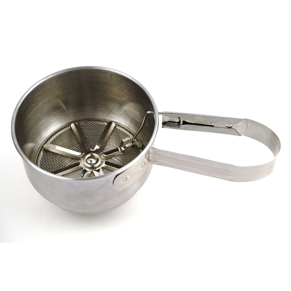 RSVP International Endurance Stainless Steel Vintage OneHand Sifter, 1