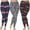 Black/Red, Black/White, Navy/Pink Argyle, variant on White Mark Women's Pack of 3 Plus Size Casual Leggings