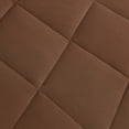 thumbnail image 2 of Ntbay 5 Piece Twin Bedding Comforter Set, Ultra Soft and Breathable Bed in a Bag, Includes Quilted Comforter, Fitted Sheet, Flat Top Sheet, 2 Envelope Pillowcases, Brown, 2 of 8