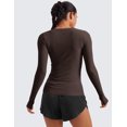 thumbnail image 2 of CRZ YOGA Womens Cloudweight Long Sleeve Workout Tops Lightweight Athletic Basic T-shirts, 2 of 5