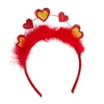 thumbnail image 1 of Regalos de San Valentín Diadema de corazón Accesorios para el cabello de mujer Hermosos accesorios para fotos Rojo, 1 of 9