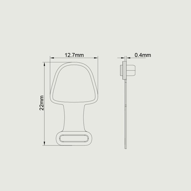 Puerto de carga del teléfono de silicona Tapón antipolvo Tapa antipérdida (2x para IOS Clear) Ndcxsfigh Para estrenar