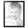 thumbnail image 2 of ArtToFrames 25" x 32" Honors Black with Silver Picture Frame, 25x32 inch Black Wood Poster Frame (WOM-5157),  Pack, 2 of 7