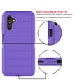 thumbnail image 5 of For Galaxy A13 5G Case, Phone Case for Samsung Galaxy A13 6.5 inches, Tekcoo Shockproof Heavy Duty Armor Plastic & Rubber Rugged Bumper 3-in-1 Case Cover -Purple, 5 of 6