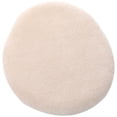thumbnail image 3 of Women Cosmetic Beige White Round Face Makeup Facial Powder Puff, 3 of 4