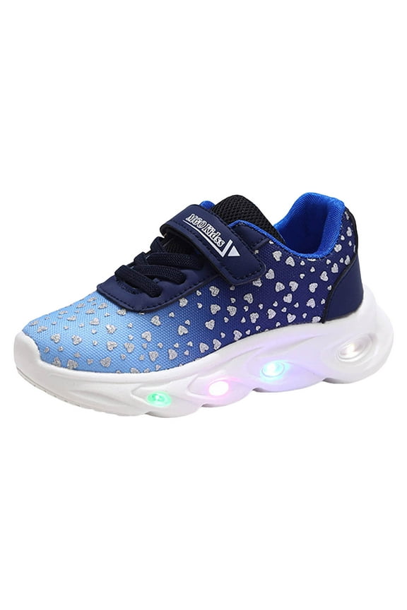 Kids Shoes Running Shoes for Kids Light Up Shoes Boys Girls Fashion LED Lights Sneakers Kids (Toddler/Little Kid/Big Kid) Blue,Size 9