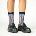 thumbnail image 4 of Honeii Majestic Fantasy Castle Print Children's Colorful Socks,Unisex Kids and Toddlers' Cushioned Sock,Kids Athletic Crew Socks,for Everyday Wear and Sports, 4 of 5