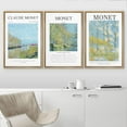 thumbnail image 2 of IDEA4WALL Framed Canvas Print Wall Art Set of 3 Argenteuil Landscapes by Claude Monet Impressionism Spring Summer Abstract Landscape Illustration Fine Art Vintage Wall Decor -, 2 of 5