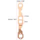 thumbnail image 3 of 2Pcs Cuadrado Puerto Encabezado Reutilizable Escape Colector Juntas para Coche, 3 of 6