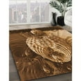 thumbnail image 3 of Ahgly Company Machine Washable Indoor Rectangle Transitional Red Brown Area Rugs, 7' x 9', 3 of 7