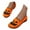 Orange, variant on Oyedens Halloween Slip on Loafers Walking Shoes for Women Funny Pumpkin Flats Women's Casual Shoes