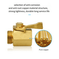 thumbnail image 5 of Heavy Duty Brass Garden Hose Shutoff Valve 3/4 Inch, 5 of 6
