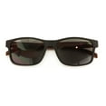thumbnail image 4 of Men Modern Rectangular Tinted Reading SunGlasses - Wood Grain Temple Print Outdoor UV Protection Reader ZT114 +2.50, 4 of 4
