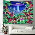 thumbnail image 3 of Monfince Magic Forest Tapestry Wall Hanging Flannel Art Tapestries for Living Room Bedroom Dorm Decor, 3 of 9