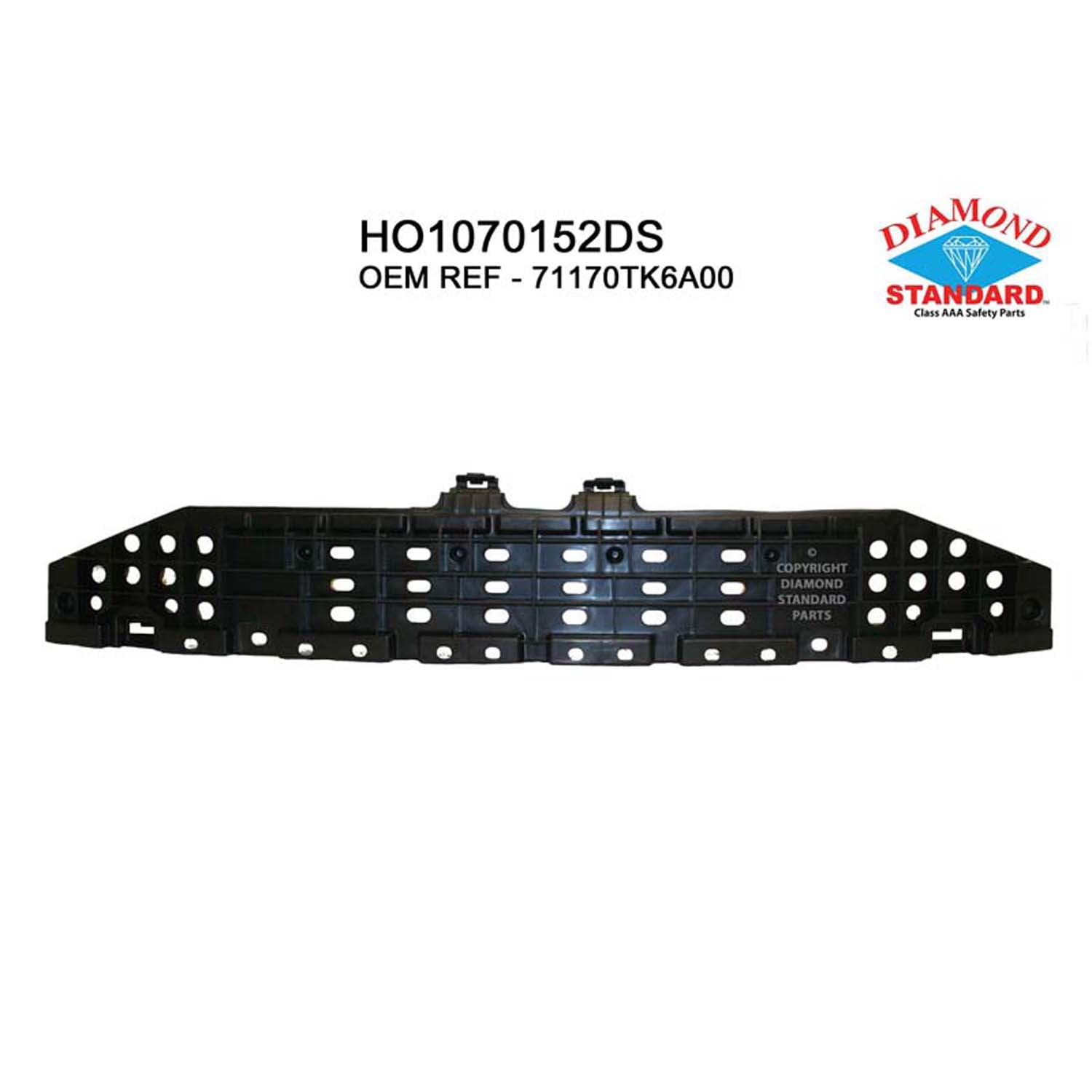 CPP Front Bumper Energy Absorber for 20092013 Honda Fit
