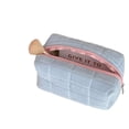 thumbnail image 1 of Bolso de cosméticos de piel bonita para mujer, con cremallera, neceser de viaje, neceser, azul, 1 of 3