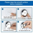 thumbnail image 3 of Shower Squeegee, Updated Window Squeegee Stainless Steel Household Squeegee for Bathroom Mirror Windows Cars, Multifunctional Cleaning with Hanging Hook, 3 of 5